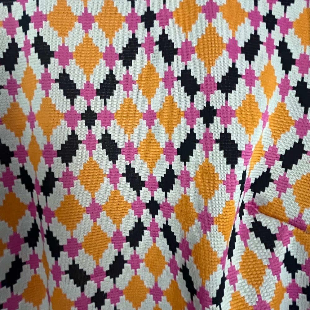 SCOOP Colorful Geometric Long Sleeve Dress - Picture 3 of 4